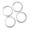 AHPDLDSF [Replacement] 4 stücke Lautsprecher Ring Abdeckung for BMW for X1 F48 16-18 Edelstahl Vorne Hinten Tür Lautsprecher Abdeckung Ring Trim Lautsprecher Dekoration Trim Zugriffs