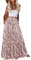 Hotouch Jupe longue pour femme, taille haute, élégante, coupe trapèze, avec cordon de serrage, couleur unie, avec poches, pour loisirs, XL
