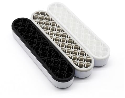 TopHomer 3Pcs Makeup Brush Holder Desktop Silicone Brush Organizer Sewing Tool Storage Stand for Scissors Painting Pen Markers Cosmetic
