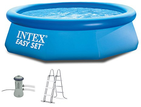 INTEX 305x76 cm Easy Pool 281223 incl. Filterpumpe und Leiter