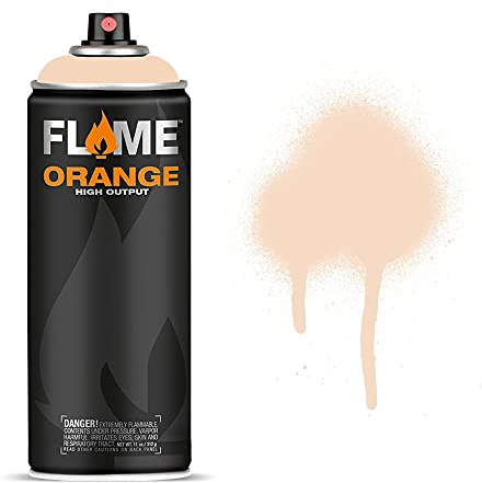 Molotow Flame Orange Spray Paint - Matt Acrylic 400ml Can Cold Peach FO-208