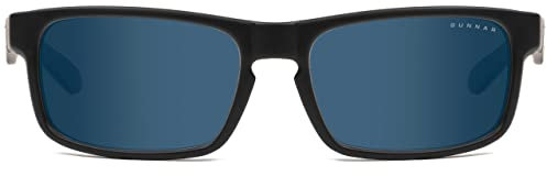 Gunnar Gaming- und Computerbrille - Enigma, Onyx Rahmen, Sun Linsen - Blaulichtfilter Brille, Premium Blaufilter, UV-Schutz,