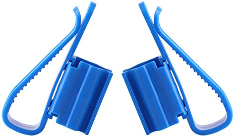 Kunststoff-Wasserrohrklemme, verstellbar, Befestigungsclip für Aquarien, Schlauchhalter für 8–16 mm Wasserrohr/-schlauch, 2 Stück