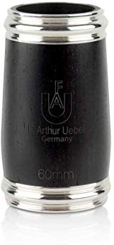 Uebel Klarinetten-Birne für B-Klarinette - Länge: 60 mm - Schwarz - Ebenholz