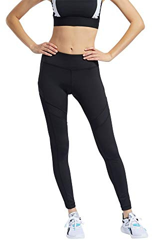 Reebok Damen WOR Mesh Tight Netze, Schwarz, XS