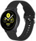 ZGCE Armband Kompatibel mit Samsung Galaxy Watch Active/Active2 40mm/44mm Armband, 20mm Weiche Silikon Ersatz Uhrenarmband für Samsung Galaxy Watch 42mm / Galaxy Watch 3 41mm (S,Schwarz)