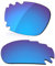 LenzReborn Lente polarizada de repuesto para gafas de sol Oakley Jawbone ventiladas - Más opciones, Azul Hielo - Espejo polarizado, Taille unique