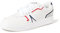 Lacoste Herren L001 0321 1 SMA Sneakers, Wht/NVY/Red, 42 EU
