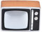 Restokki 1:12 Miniaturfernseher, Puppenhaus Miniaturmöbel 1:12 Puppenhaus Miniatur TV Fernseher Puppenhaus Mini Modell Spielzeug für Puppenhaus Esszimmer