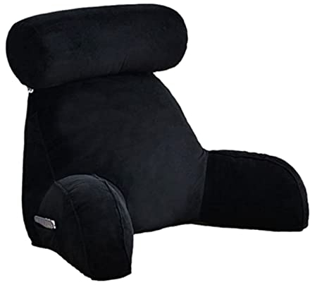 Lesekissen,Rückenkissen mit Armlehnen,mit Nackenkissen,waschbarem Bezug,Ideal als Rückenstütze zum Lesen,Arbeiten,und Spielen auf dem Bett,Sofa,oder Couch
