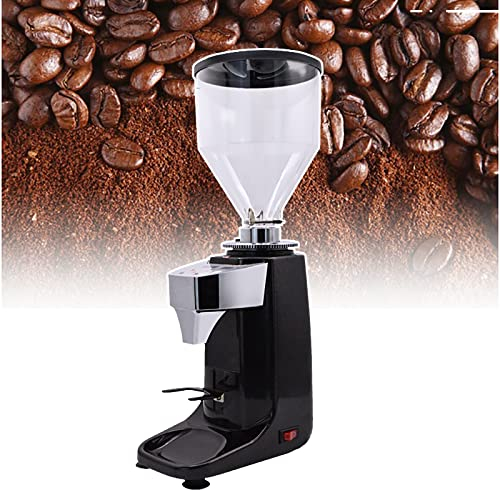 VOYADE Professional Commercial Coffee Bean Grinder, Industrial Cafe Mill Electric Espresso Coffee Grinder, Intelligent Temperature Display, Cryogenic Grinding,Black