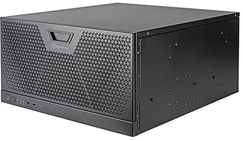 SilverStone Technology Silverstone SST-RM51, 5HE-Rackmount-Servergehäuse, Zwei 180-mm-Lüftern, Unterstützt Motherboards bis SSI-EEB, Einer 360 mm große Flüssigkühlkörper