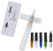 SIPLIV Resin Acrylic Multifunctional Dual-Purpose Pen Glass Dip Pen Fountain Pen Pocket-Size Travel Short Pen with 5 Types Replacement Pen Nib - Red