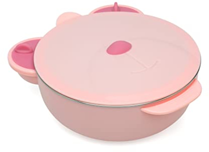Kiokids Recipiente Térmico Para Alimentos En Acero Inoxidable Rosa