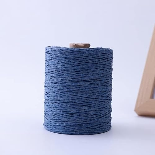 OWNPET Raffia Yarn Knitting Crochet Paper Straw Rope Thread For Weaving Summer Handmade Hat Basket Handcrafts Tricots DIY Material Rug