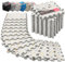 Schutzmatten Bodenschutzmatte Set Sportmatte Gymnastikmatte Puzzlematte: Puzzle Sportgeräte Matte Fitnessmatte Turnmatte Unterlegmatte Bodenmatte Sport Mat Trainingsmatte Gummimatte Yogamatte Fitness