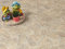 PVC Bodenbelag Vinylboden in Bruchstein Mosaik, Zuschnitt (4m breit, 4m lang)