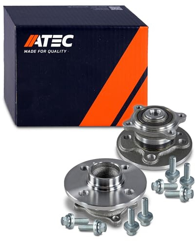ATEC Germany 2x Radlager hinten mit Schrauben Radlagersatz Radlager Set | Kompatibel mit: MINI MINI, MINI, Cabriolet, Cabriolet, CLUBMAN, CLUBVAN, Coupe, Roadster