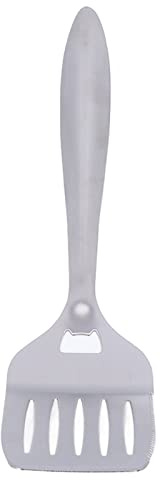 Spatule à Friture en Acier Inoxydable, Haute Brillance, Spatule à Friture en Acier Inoxydable, dureté, Ustensile de Cuisine en Acier Inoxydable Antirouille pour la Cuisine