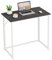 Dripex Schreibtisch Faltbar Tisch Computertisch Klappbar PC Tisch für Homeoffice Arbeitszimmer (Dunkel Oak-Montage)