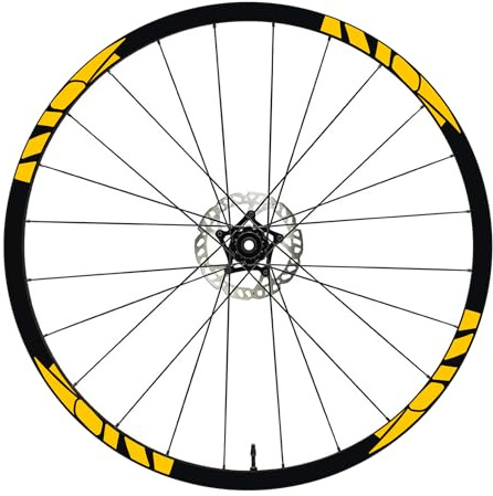 DualColorStampe Aufkleber für Fahrradfelgen 26'' - 27,5'' - 28-29'' Zoll Radaufkleber MTB BDC Sticker für MOUNTAIN BIKE Art.Nr. B0193 (GELB 21, 28-29'' Zoll)