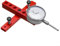 EXTRWORY Comparateur de mesure pour scie circulaire de table, scie circulaire de table, outil de guidage de dispositif, jauge réglable 0,001 pouces (métric-court)