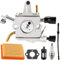 ZAMDOE Carburador Compatible para STIHL FS400 FS450 FS480 SP400 SP450 cortadora de césped Pieza de carburador 4128 120 0607, C1Q-S34H, 4128-120-0651, 4128 120 0602, con Filtro de Aire, bujía