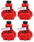 Respicefinem Small Cabinet Clamp 4 Pieces Corner Clamps Right Angle Clamp Spring Load 90 Degree Corner Clip for DIY Woodworking Clip Furniture Repair Clamps Maintenance