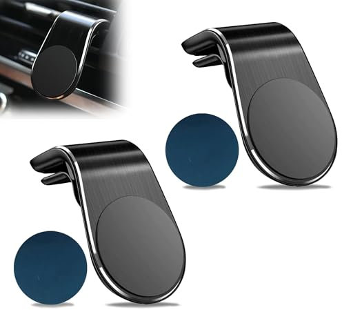 TogtherKings 2 PCS Halterung Kompatibel mit Ooono No2/No1, Magnetische Halterung, Auto für Lüftungsschlitze Kfz-Halterung, Tachohalterung mit Clip, Kompatibel mit Radarkamera-Warnfahrzeugen(Schwarz)