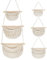 Dokeno Hängender Wandtasche Organizer, Wand Hängetasche Hängende Tasche Aufbewahrungstasche Hängeorganizer Tür Wand Hängender Organizer Wand Hängen Tasche für Kinderzimmer (Beige1)