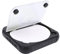 Portable CD Player, Easy To Use CD Player USB Rechargeable ABS Widely Compatible with Wired Headphones for WMA (Black)