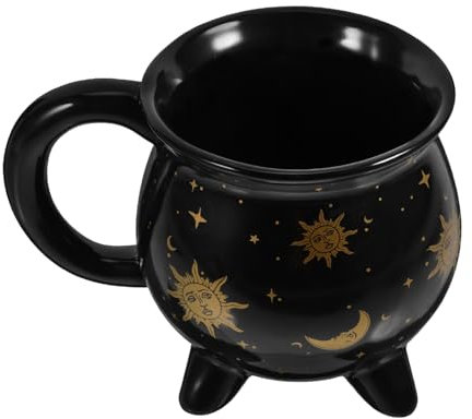 VICASKY Kürbis-Keramiktasse Kürbis Tasse Halloween Kürbistasse Tassen Geist Becher Keramik Geister Kaffeetasse Kaffee Kürbisbecher Kaffeebecher Aschenbecher Aus Kessel Kesseltasse Trinkgefäß