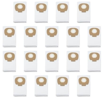 KMIXWIDQ 18-teilige Staubbeutel, Kompatibel Mit Makita, VC2010L, VC2512L, VC2012L, VC3011L, VC3012L, Roboter-Staubsauger, Kehrmaschine, Ersatzteile