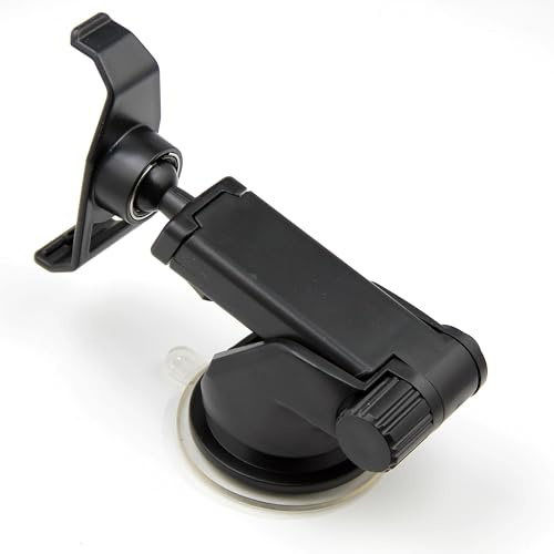 RHINORO GPS Navi Halterung mit klebrigem Saugnapf, kompatibel mit Garmin nüvi 200 200W 205 205W 215 245 265T 265WT 270 275T 465T, für Armaturenbrett und Windschutzscheibe