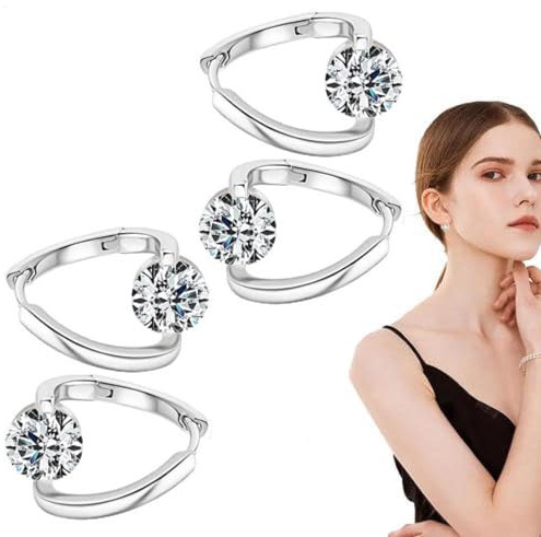 2 Paar Magnetologie Ohrringe, Germanium Ohrringe Abnehmen, Lymph Ohrringes Das Perfekte Geschenk Für Freundin, Ehefrau, Schwester, Tochter Oder Mutter