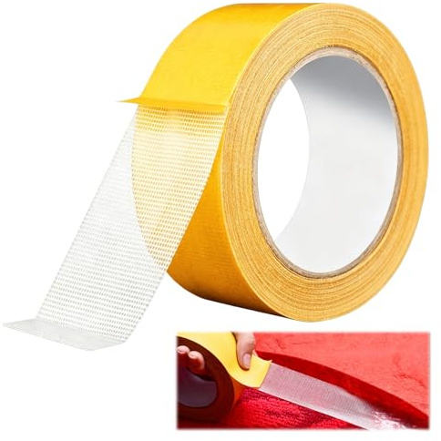 Huxiny Ourlet Facile Sans Couture, 2.5cm x 10m Bande Thermocollante Rideau, Ourlet Thermocollant Rideau, pour Pantalons Vêtements Rideaux Moquettes œuvres D'art, pas de Couture repassage
