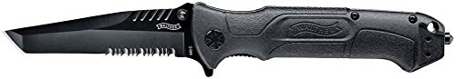 Walther BTK 2 Tanto Messer, schwarz, M