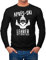 MoonWorks Herren Long-Sleeve Apres Ski Lehrer Langarm-Shirt schwarz XXL