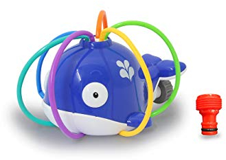 JAMARA- MC Fizz - Aspersor de Agua con diseño de Ballena (conexión a Sistema de Manguera estándar), Color Azul, Talla única (460621)