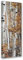 Leinwandbild XXL Birken Wandbild Kunst Wald Weiß 60x150 cm