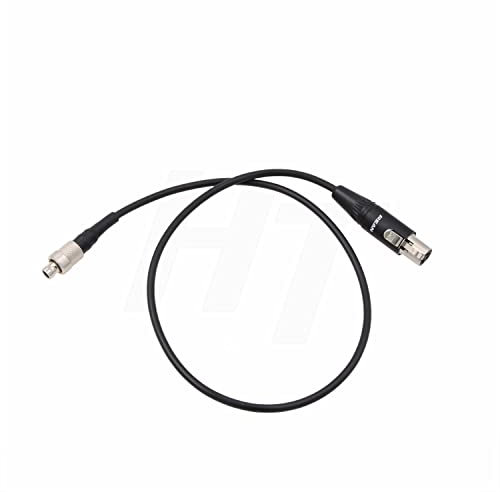 HangTon Audiokabel, 50 cm, XLR, Neutrik Mini XLR 3-Pin Female TA3F zu Lemo FVB 00B 3-Pin Male, für Sennheiser SK/Zaxcom TRX900 WisyCom, Mikrofonanwendungen, Universal-Mikrofonnetzteil (UMP) Anschluss