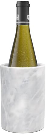 Kota Japan White Marble Stone Wine and Champagne Bottle Chiller Cooler - 7 X 5 | Elegant Kitchen Utensil Holder | Must Have Wine Chiller for Your Home | Impress Your Guests at Next Party or Event!