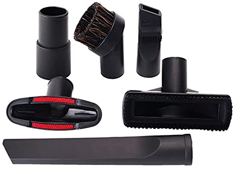 Hoobao Kit de Boquilla y Cepillo Aspirador 6 Piezas Herramienta para Grieta y Decoración Interna