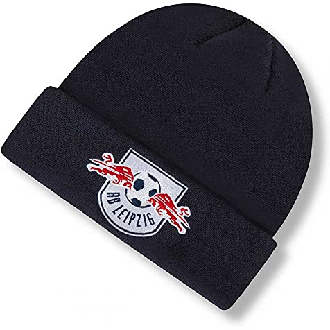 RB Leipzig Club Beanie Navy Wintermütze Strickmütze Mütze RBL - Plus Lesezeichen Wir lieben Fußball