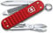 VICTORINOX Taschenmesser Classic Precious Alox, 5 Funktionen, Multitool mit Schere, Schraubendreher, Schlüsselanhänger, inkl. Geschenkbox, Iconic Red