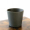 SMPLY. Macetero Decorativo de Cerámica Redondo para Plantas Interior y Exterior Ideal para Terrazas y Jardínes 17 x 16 cm Gris Antracita