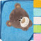 Morgenstern Kapuzenhandtuch Kinder Baby 100 x 100 cm Mädchen & Jungen 100% Baumwolle Frottee Oeko-TEX® Zertifiziert Handtuch Badetuch Badehandtuch Bär