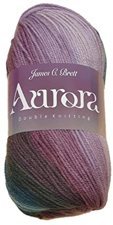 Aurora DK 20% Wool Rainbow Knitting Crochet Yarn (04)