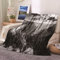 Daesar Wohndecke Warm 80X120,Kuscheldecke Flauschig Natur Himmel und Berge Gemustert Decke Flanell Fleecedecke für Couch