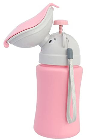 Angoily Camping Toilet 1pc Vacation Essentials for Men Toddler Potty Portable Toilet Portable Urinal Bottle Car Emergency Toilet Pot Child Potty Cup Boy Men and Women Pink Potty
